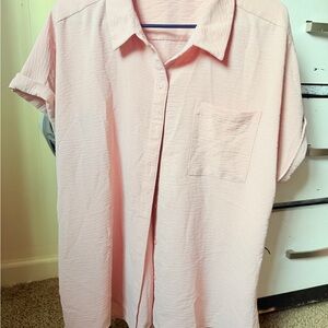 Calvin Klein Soft Pink Button Down Shirt